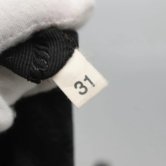 PRADA Tote Bag Nylon Black Silver Auth hk2904 - Picture 14 of 16